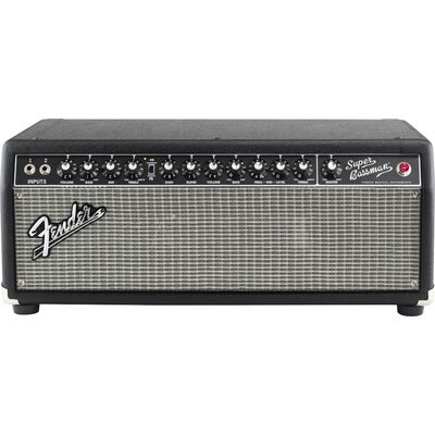 Fender Super Bassman Black csöves basszusgitár erősítő fej