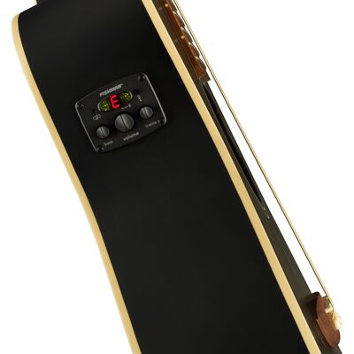 Fender Joe Strummer Campfire Matte Black elektro-akusztikus gitár