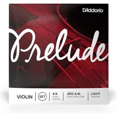 D'Addario J810 Prelude 4/4L hegedű húrkészlet