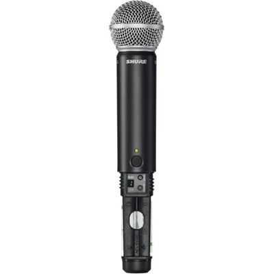 Shure BLX1288E/MX53-H8E vezetéknélküli kézi mikrofon/fejmikrofon  szett
