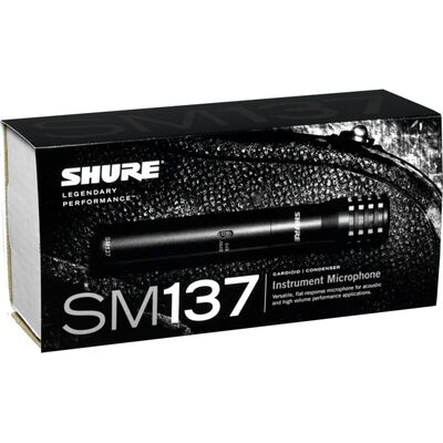 Shure SM137-LC kismembrános kondenzátor hangszermikrofon