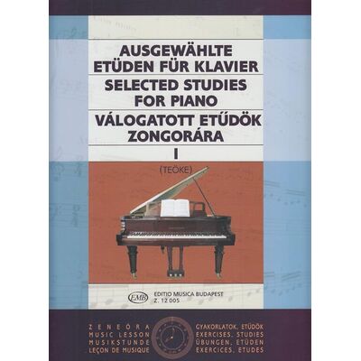 Válogatott etűdök 1 - kotta