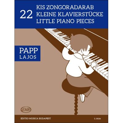 Papp Lajos: 22 kis zongoradarab - kotta