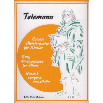Georg Philipp Telemann: Kezdők zongoramuzsikája - kotta