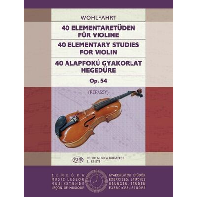 Franz Wohlfahrt: 40 alapfokú gyakorlat - kotta