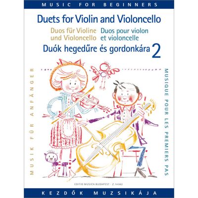 Duók hegedűre és gordonkára 2 - kotta