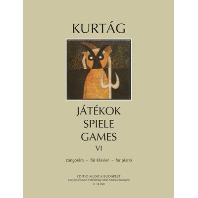 Kurtág György: Játékok VI - kotta