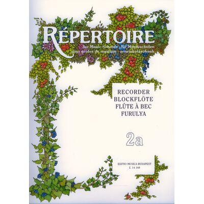 Répertoire zeneiskolásoknak - Furulya 2a - kotta
