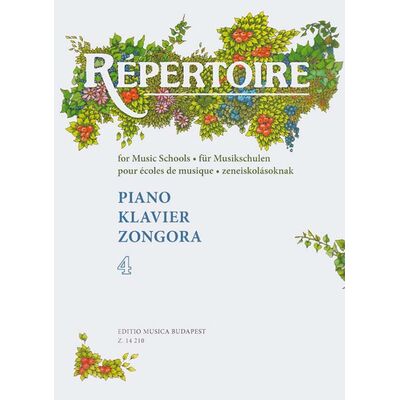 Répertoire zeneiskolásoknak - Zongora 4 - kotta