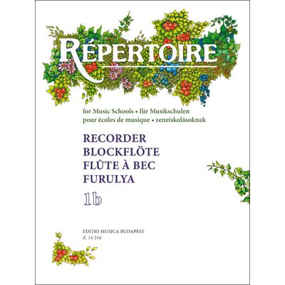 Répertoire zeneiskolásoknak - Furulya 1b - kotta