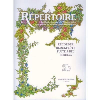 Répertoire zeneiskolásoknak - Furulya 2b - kotta