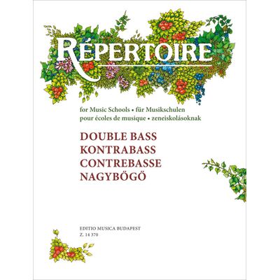 Répertoire zeneiskolásoknak - Nagybőgő - kotta