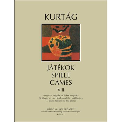Kurtág György: Játékok VIII - kotta