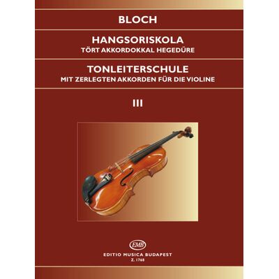 Bloch József: Hangsoriskola 3 - kotta