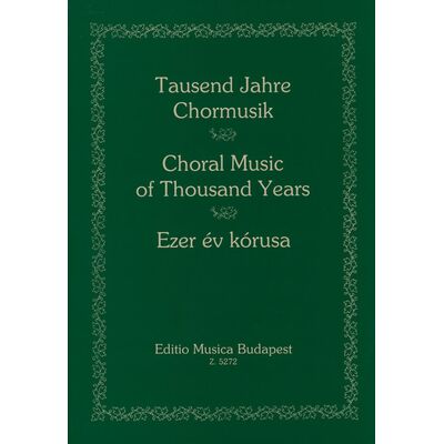 Ezer év kórusa (Forrai) - kotta