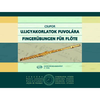 Csupor László: Ujjgyakorlatok fuvolára - kotta