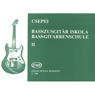 Csepei Tibor: Basszusgitár-iskola 2 - kotta