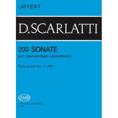 Domenico Scarlatti: 200 Sonate per clavicembalo (pianoforte) 1 - kotta