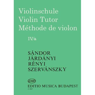 Hegedűiskola 4/a (Járdányi Pál - Szervánszky Endre - Sándor Frigyes - Rényi Albert) - kotta