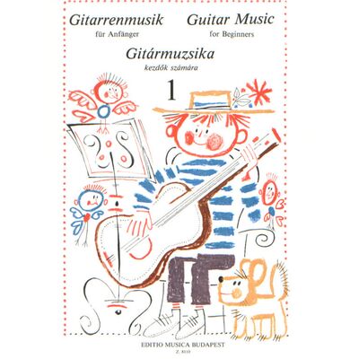 Gitármuzsika kezdők számára 1 - kotta