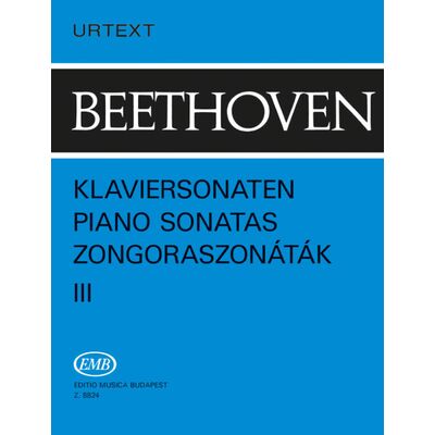Ludwig van Beethoven: Zongoraszonáták 3 - kotta