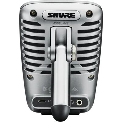 Shure MOTIV MV51-DIG digitális nagymembrános kondenzátor mikrofon