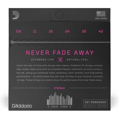 D'Addario XTE0942 Nickel Wound 09-42 elektromos gitárhúr