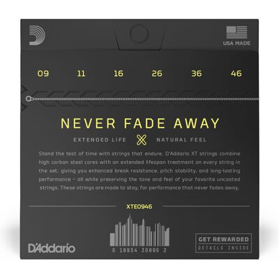 D'Addario XTE0946 Nickel Wound 09-46 elektromos gitárhúr