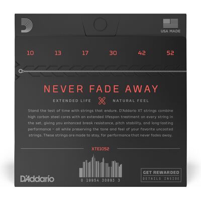 D'Addario XTE1052 Nickel Wound 10-52 elektromos gitárhúr