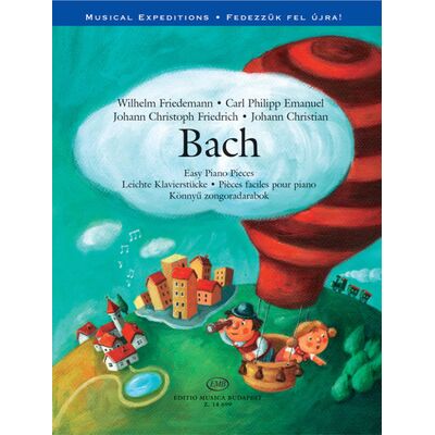 Könnyű zongoradarabok - Bach - kotta