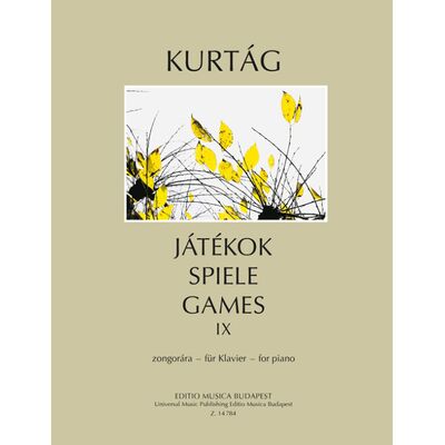 Kurtág György: Játékok IX - kotta