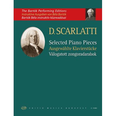 Domenico Scarlatti: Válogatott zongoradarabok - kotta