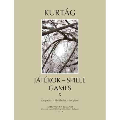 Kurtág György: Játékok X - kotta