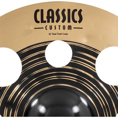 Meinl Classics Custom Dual 16” Trash Crash beütő cintányér CC16DUTRC
