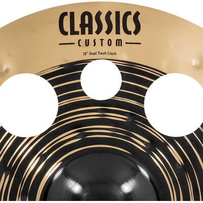 Meinl Classics Custom Dual 18” Trash Crash beütő cintányér CC18DUTRC