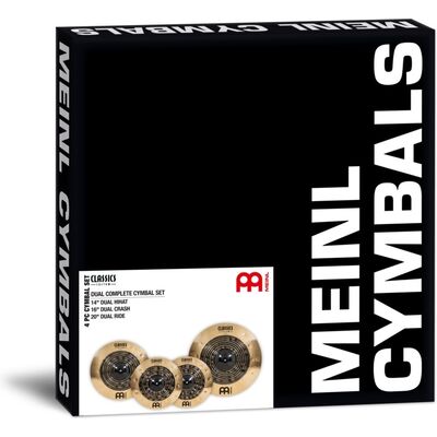 Meinl Classics Custom Dual Complete Cymbal Set cintányérszett CCDU141620