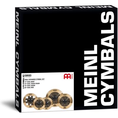 Meinl Classics Custom Dual Expanded Cymbal Set cintányérszett CCDU4680