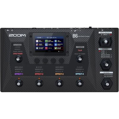 Zoom B6 basszusgitár padló multieffekt