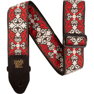 Ernie Ball 4695 Red Trellis gitárheveder