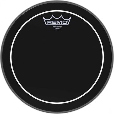 Remo ES-0610-PS Ebony Pinstripe 10" dobbőr