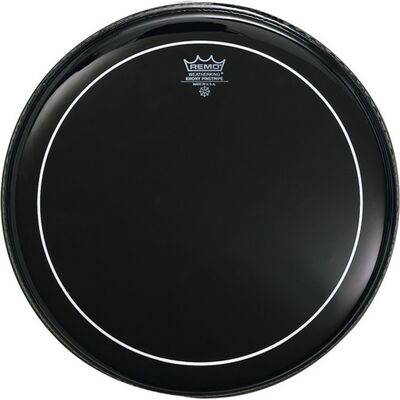 Remo ES-0612-PS Ebony Pinstripe 12" dobbőr