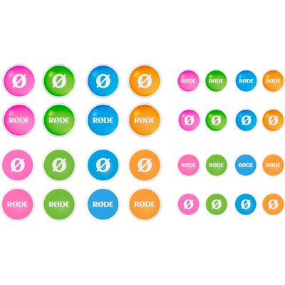 RODE COLORS 2 mikrofonjelölő/kábeljelölő szett Wireless GO/Lavalier mikrofonokhoz