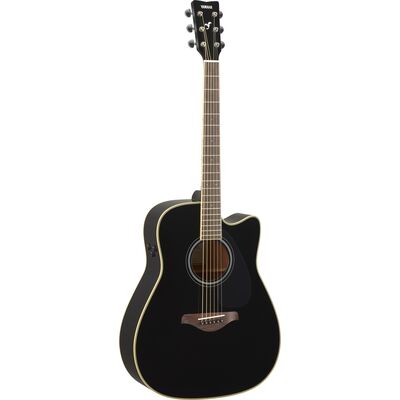 Yamaha FGC-TA TransAcoustic Black elektro-akusztikus gitár