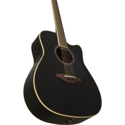 Yamaha FGC-TA TransAcoustic Black elektro-akusztikus gitár