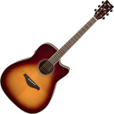 Yamaha FGC-TA TransAcoustic Brown Sunburst elektro-akusztikus gitár