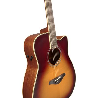Yamaha FGC-TA TransAcoustic Brown Sunburst elektro-akusztikus gitár