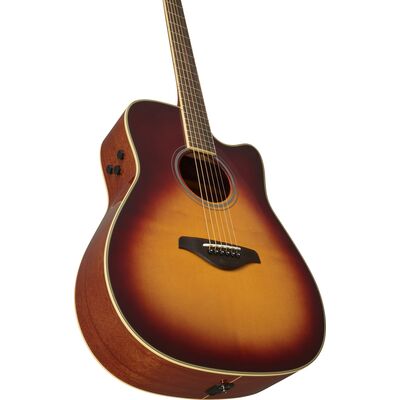 Yamaha FGC-TA TransAcoustic Brown Sunburst elektro-akusztikus gitár