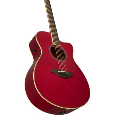Yamaha FSC-TA TransAcoustic Ruby Red elektro-akusztikus gitár