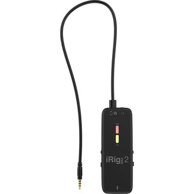 IK Multimedia iRig Pre 2 XLR mikrofon interfész iPhone/iPad/Android/DSLR kamera támogatással