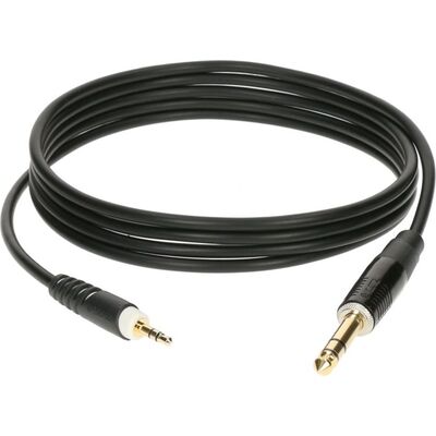KLOTZ ASMJ0090 0,9 m sztereó mini jack - nagy jack kábel